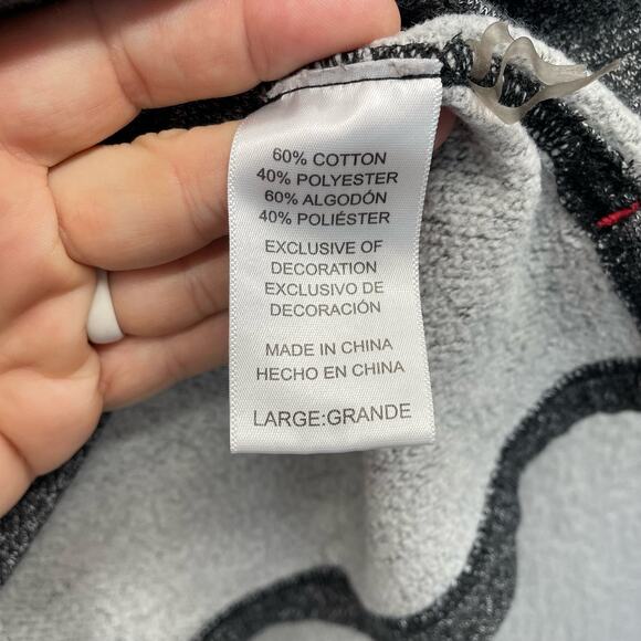 TOMMY BAHAMA Knit Sweatshirt Mens Large Colorblock Gray Casual Comfort Travel - Picture 6 of 9